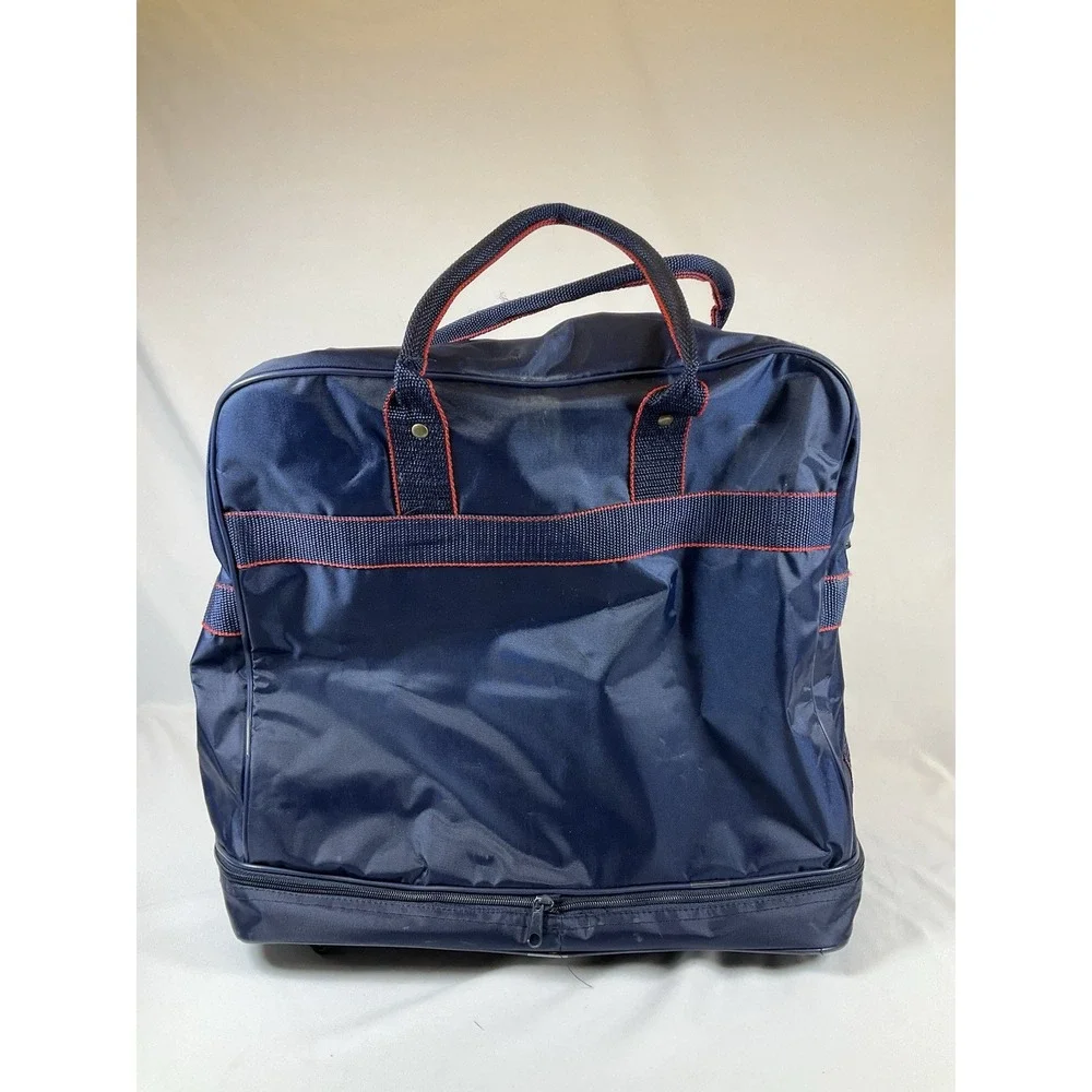 Princess Cruises Vintage Rolling Carry-On Suitcase Blue Expandable Luggage Lg